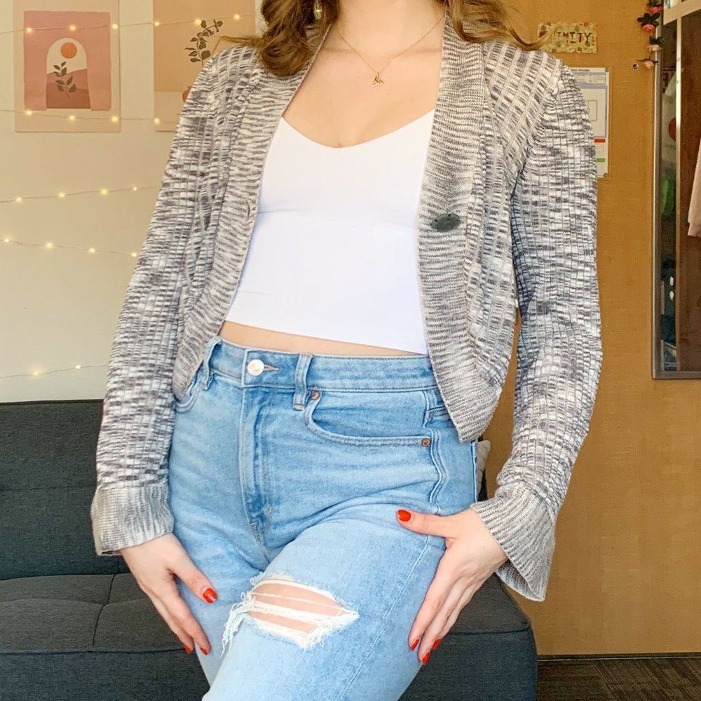 JH Collectibles Gray Bolero/ Cardigan